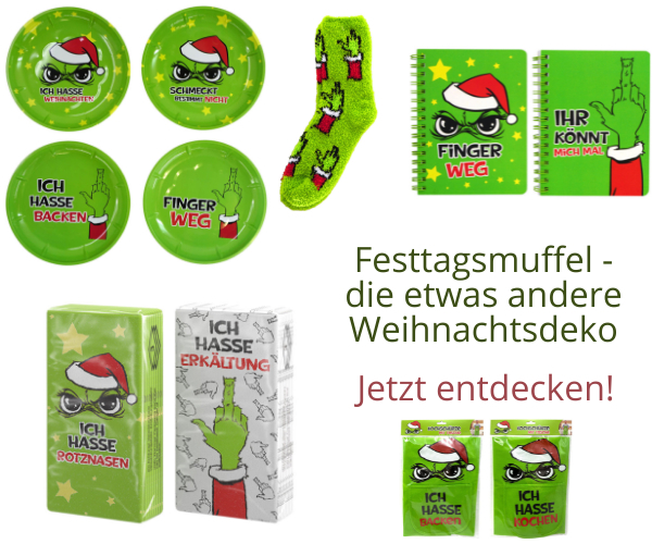 Feststagsmuffel Produkte