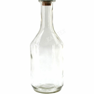 Glasflasche mit Korken
