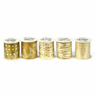 Geschenkband gold 3 m x 10 mm