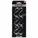 Haken Metall, 6er Pack