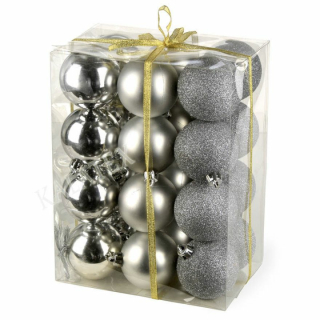 Weihnachtsbaumkugeln 24er