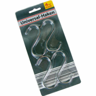 Haken Metall 4er Pack