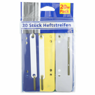 Heftstreifen Plastik 20er