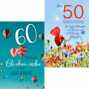 Geburtstagskarten Zahlengeburtstag 30 bis 60