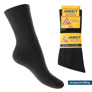 Arbeits-Socken 5er Pack schwarz