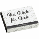 Geldgeschenk Box schwarz-gold