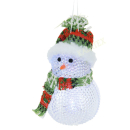Schneemann mit LED 10cm