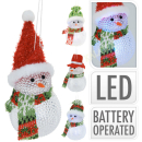 Schneemann mit LED 10cm