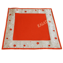 Tischdecke Sterne rot 55x55 cm