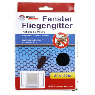 Fensterfliegengitter schwarz