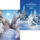 Karten Weihnachten Winterlandschaft