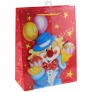 Geschenktasche Happy Birthday Clown 3D