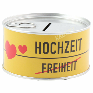 Spardose Hochzeit - Freiheit