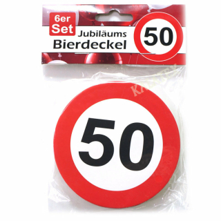 Bierdeckel Geburtstag 50