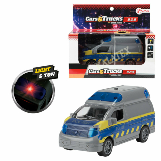 Polizeibus mit Licht und Sound