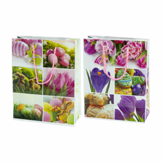 Geschenktasche Oster Collage medium