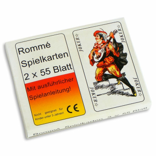 Rommekarten, 2 x 55 Blatt