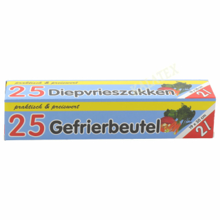 Gefrierbeutel 2L 25er Rolle