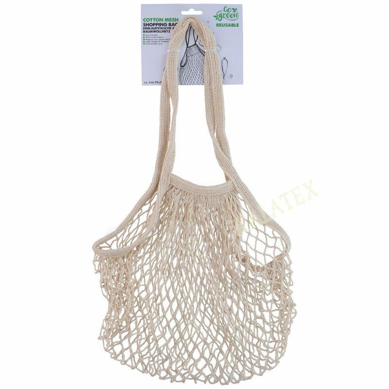 5 Stück Einkaufsnetz Baumwolle, Einkaufsnetz Baumwolle