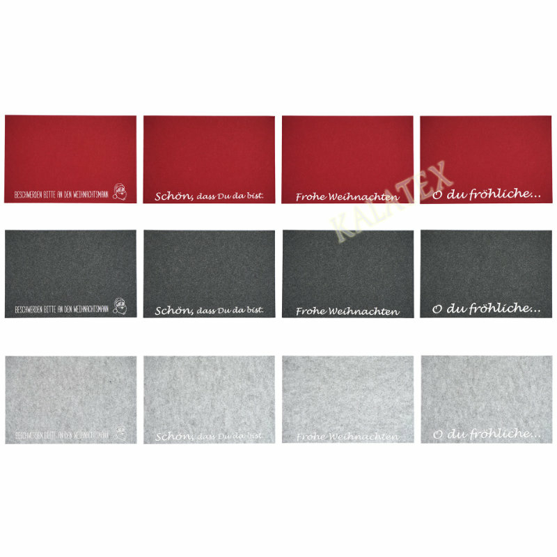 Platzdeckchen Filz Weihnachten 45x30cm Großhandel für Sonderposten