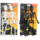 Halloween-Deko Skelett 24,5x6cm 2er