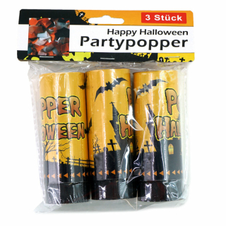 Partypopper Halloween 3er