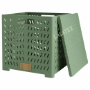 Aufbewahrungsbox klappbar grün 30x28x30cm