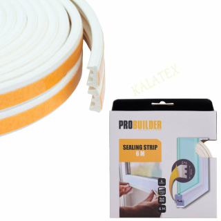 Dichtungsband weiß 9x4mm E 6m