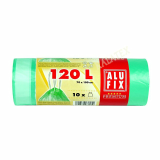 Müllsack 120 Liter mit Zugband 10er