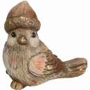 Vogel mit Mütze 10cm