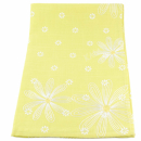 Tischdecke Stickerei und Druck 85 x 85 cm Blumen