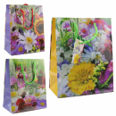 Geschenktasche medium Blumen