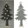 Tannenbaum Filz mit 7 LED 67cm