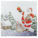 Kissenhülle Weihnachtsmann 40x40 cm
