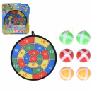 Dartscheibe mit 6 Klettbällen