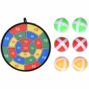 Dartscheibe mit 6 Klettbällen