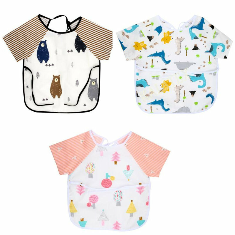 Milisten Malschürze Mit Langen Ärmeln Rosa - Wasserdichter Kittel Für Kinder Kreativität