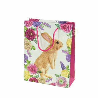 Geschenktasche Osterhase stehend medium