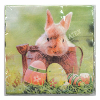 Servietten Ostern Hase 33x33cm 20er