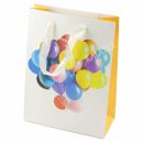 Geschenktasche Luftballons Glitter medium