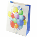 Geschenktasche Luftballons Glitter medium