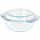 Auflaufform rund mit Deckel 1000ml aus Glas