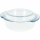 Auflaufform rund mit Deckel 1500ml aus Glas