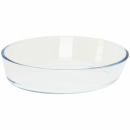 Auflaufform oval aus Glas