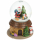 Schneekugel 6,5cm Glas mit LED