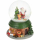 Schneekugel 6,5cm Glas mit LED