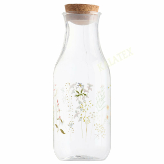 Karaffe mit Korkdeckel 900 ml