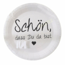Partyteller Pappe Gastfreundschaft 6er Pack