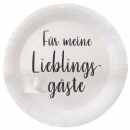 Partyteller Pappe Gastfreundschaft 6er Pack
