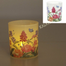 Windlicht Frühling Glas 8x9cm